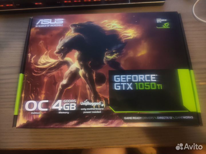 Geforce gtx 1050 ti 4gb asus cerberus