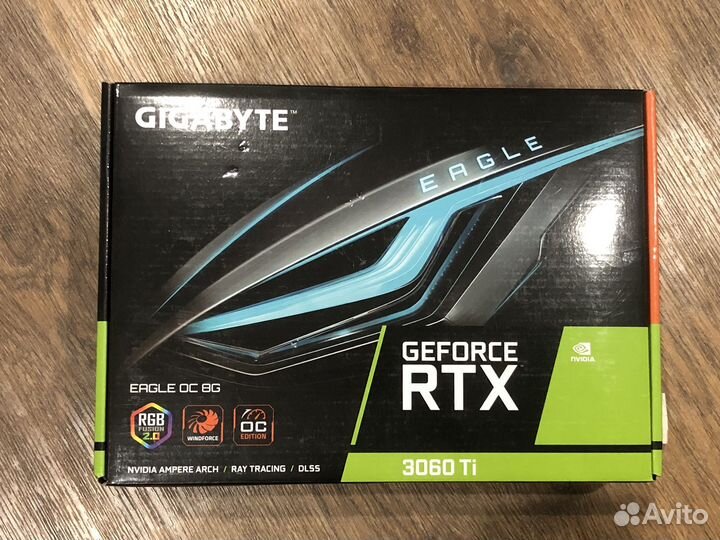 Видеокарта gigabyte GeForce RTX 3060Ti eagle OC 8G