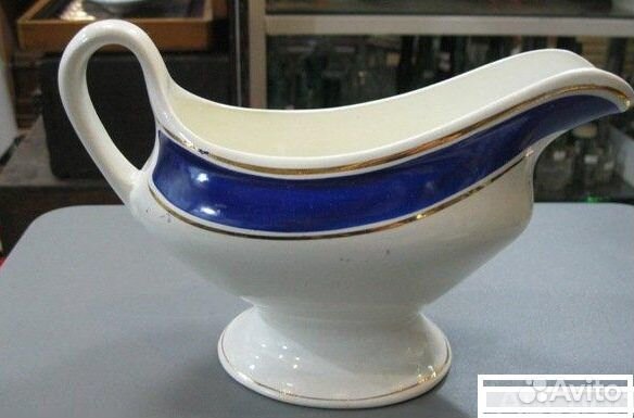 Фарфор ссср. Соусник, Буди. Кобальт. 1956-67