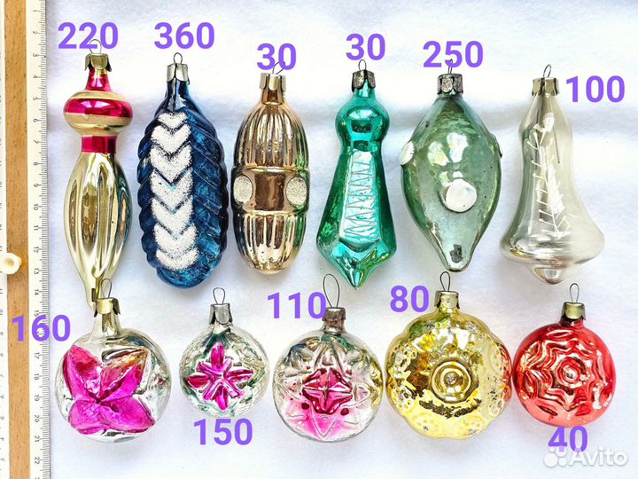 Елочные игрушки СССР, ГДР и прочие 19