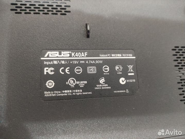 Asus k40af