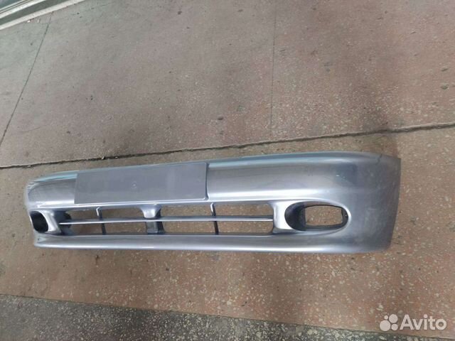 Бампер передний Шевроле Ланос,новый,серебристый