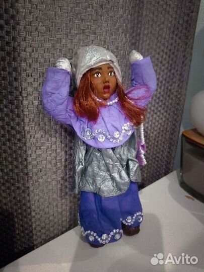 Кукла в единственном экземпляре из ваты на ëлку