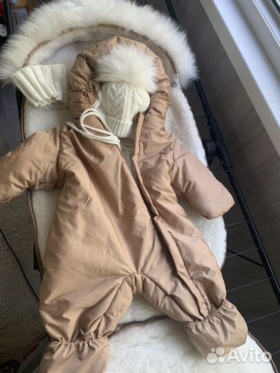 Зимний конверт для новорожденных