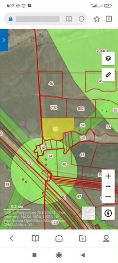 Участок 3,26 га (СНТ, ДНП)