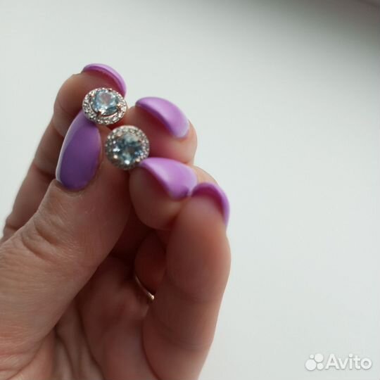 Золотые серьги 583 пробы