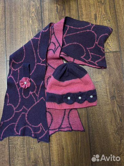 Комплект : шапка + шарф «Шалуны»