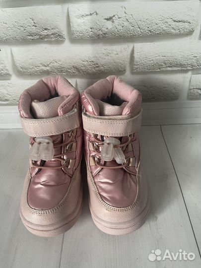 Ботинки демисезонные для девочки flamingo 25