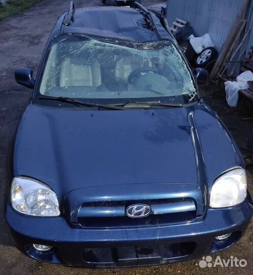 Hyundai Santa Fe 2.7 AT, 2008, битый, 186 000 км