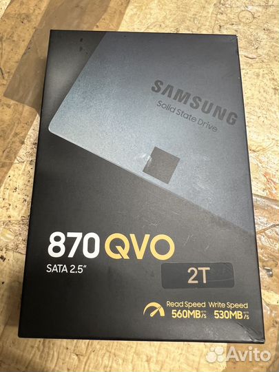 SSD диск Samsung 870 QVO 2TB