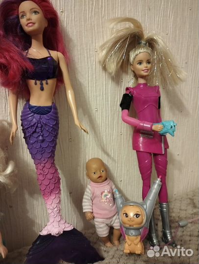 Куклы монстер хай и Барби