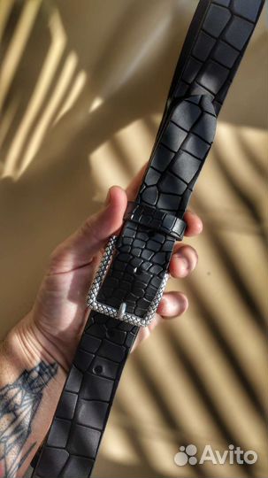 Ремень кожаный