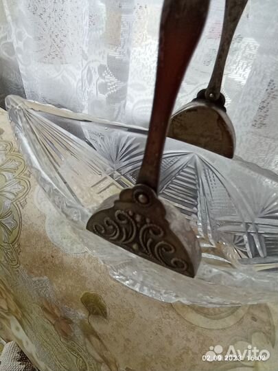 Конфетница мельхиор СССР солонки