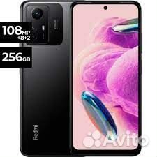 Xiaomi Redmi Note 12S, 8/256Gb, 108Mpx, черный