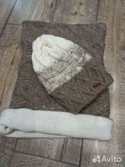 Комплекты шапка и снуд женские