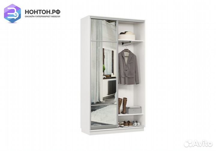 Прихожая-купе Агена мини белая