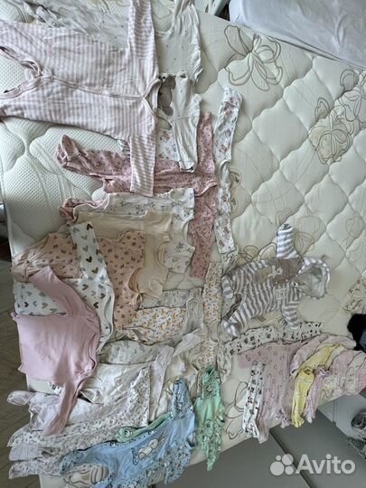 Детские вещи пакетом от 0 до 6 месяцев