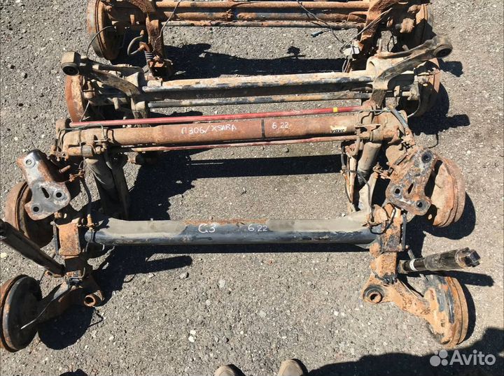 Балка задняя Citroen C3