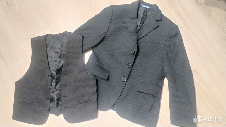 Пиджак и жилет школьный