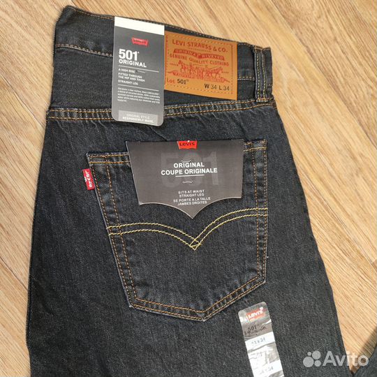 Джинсы Levi's 501, Selvedge dеnim original