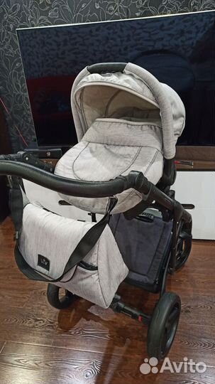 Коляска adamex Chantal 3 в 1 серая