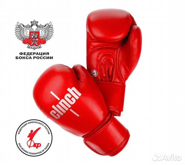 Боксерские перчатки Clinch 10-12Oz