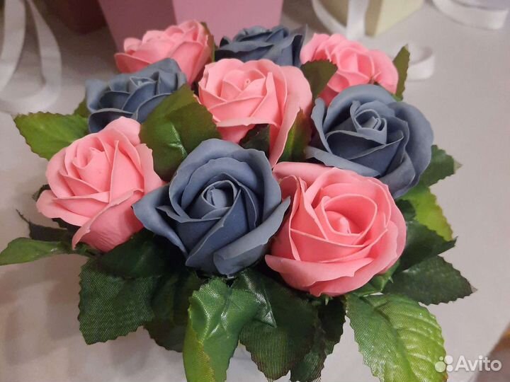 Букет цветов из мыла