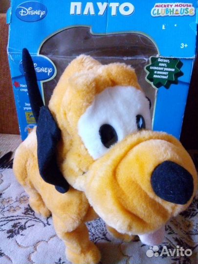 Интерактивная игрушка собачка плуто со свистками