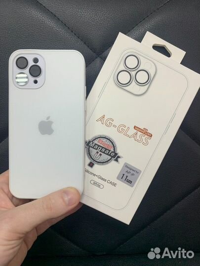 Чехол стеклянный Magsafe iPhone 11 Pro