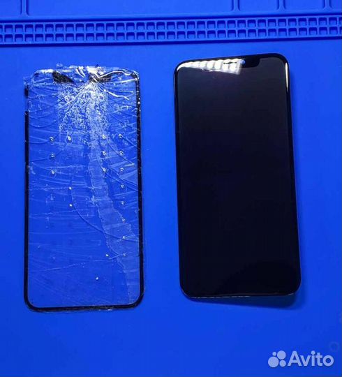 Замена стекла дисплея iPhone Xiaomi Samsung Honor