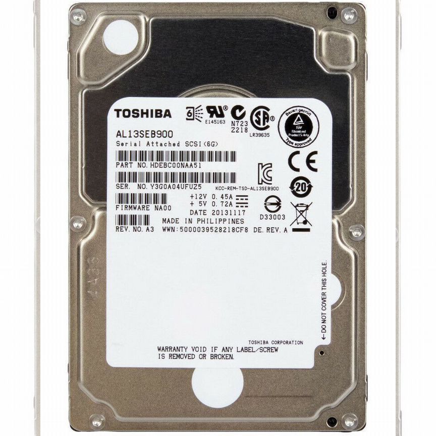 [AL13SEB900] Жесткий Диск Toshiba 900gb Sas 2.5 Al13seb900
