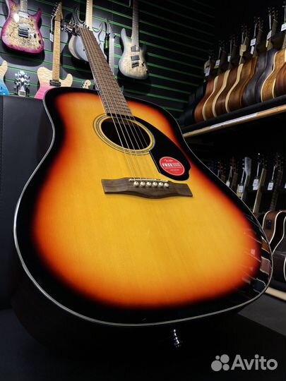 Fender CD 60 Sunburst акустическая гитара (Новая)
