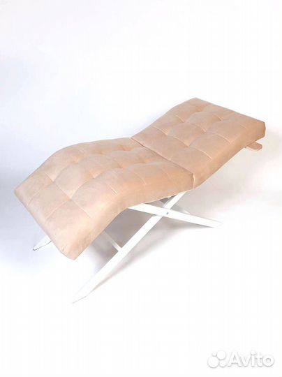 Кушетка анатомическая велюр