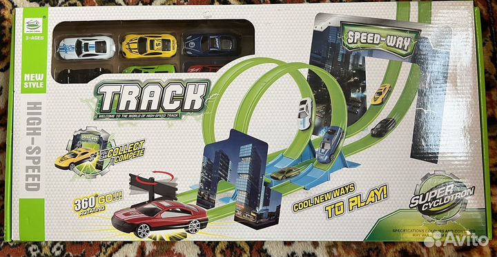 Трек с машинками новый