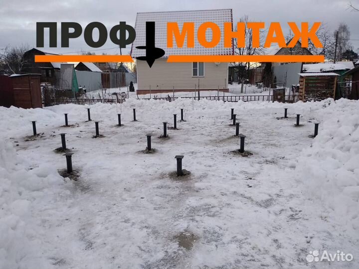 Винтовые сваи под ключ