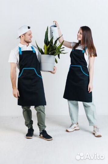 Белые поварские фартуки