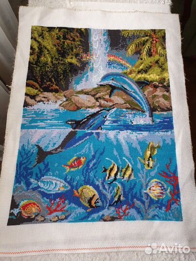 Картина вышитая крестиком