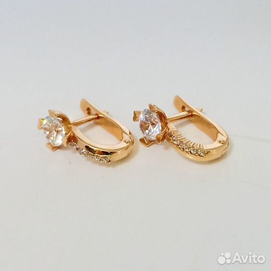 Золотые серьги