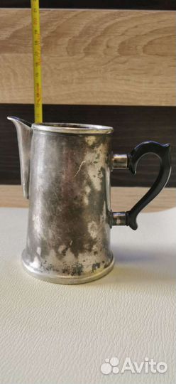 Кофейник-Чайник Мельхиор Советский с клеймом птици