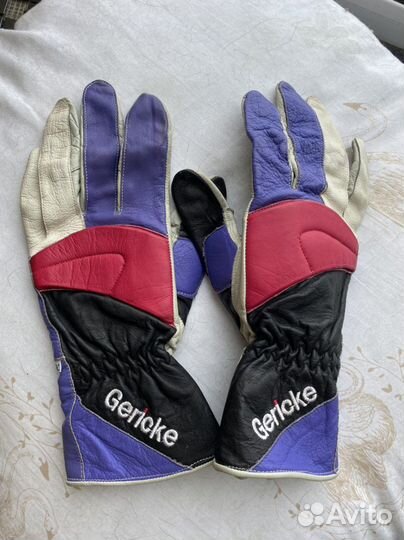 Мотоперчатки женские S кожа