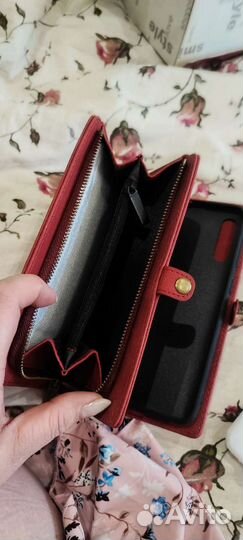 Чехол для телефона Самсунг А50 кошелек