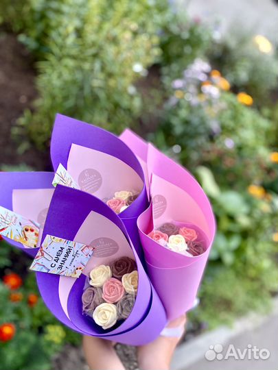 Подарок на 1 сентября шоколадный букет