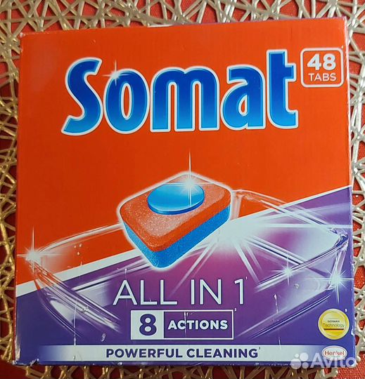 Таблетки для посудомоечной машины all in 1 48 tabs