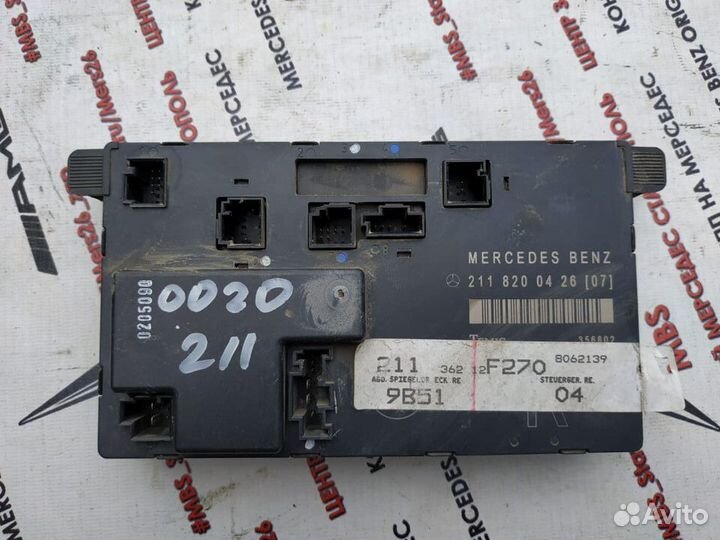 Блок двери w211 мерседес перед правой