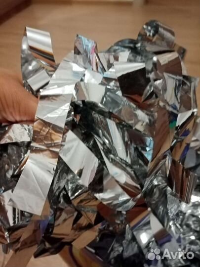 Серебряная бумага для бумажного шоу, дискотеки