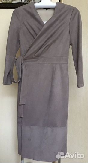 Платье из замши