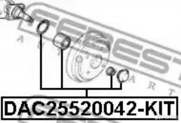 Febest DAC25520042-KIT Подшипник ступицы колеса (р