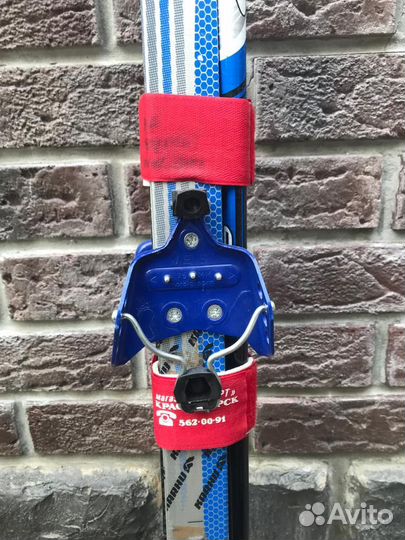 Детские лыжи, палки, ботинки - 34 размер