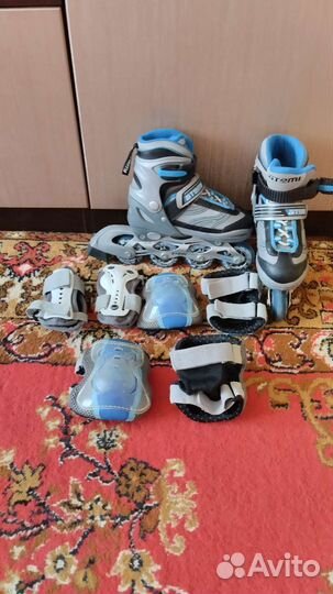 Роликовые коньки детские раздвижные