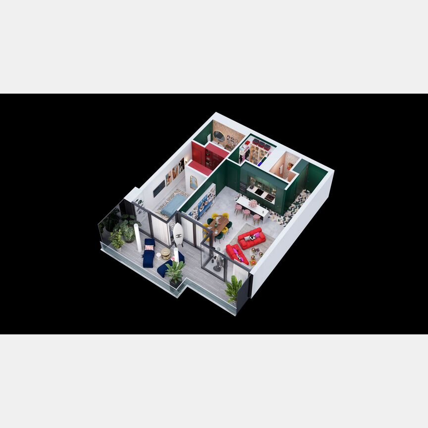 2-к. квартира, 88,4 м², 11/18 эт.